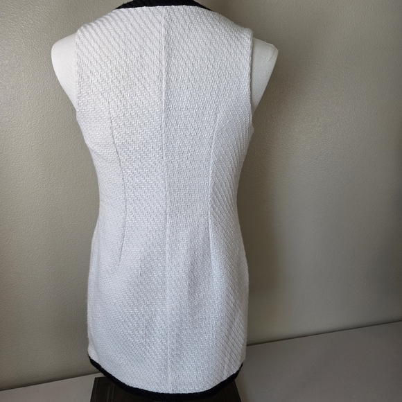 NWT BeBop Ivory Tweed V-Neck Dress - Picture 6 of 16